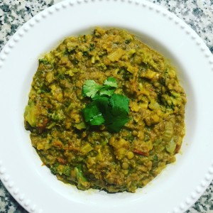 Green Lentil Dal Recipe