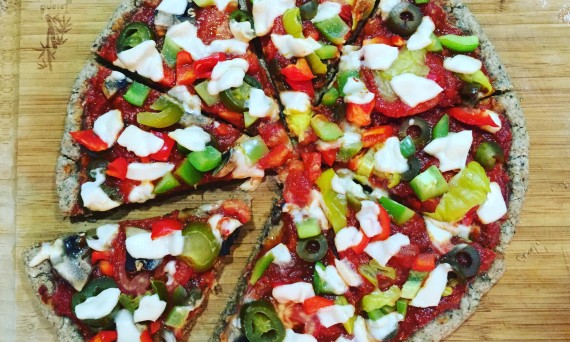 Veggie Pizza w/ Gluten Free Herb Crust