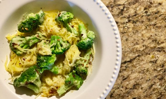 Vegan Spaghetti Squash Alfredo